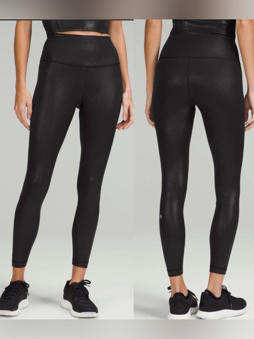 Lululemon Wunder Train High-Rise Tight 25" Radiate Foil Print Black